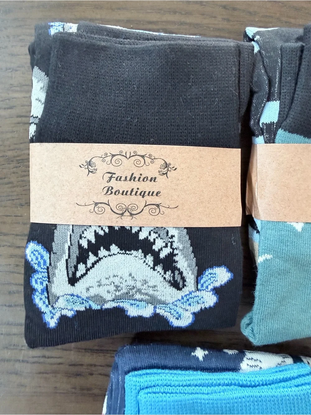 NWT Novelty Men's Crew Socks - Multi-Pattern 5-Pack